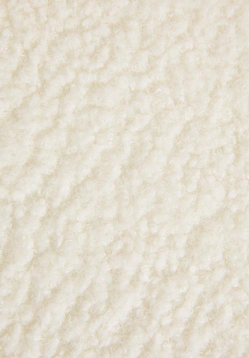 Pop Candy - Storage fleece ottoman - cream