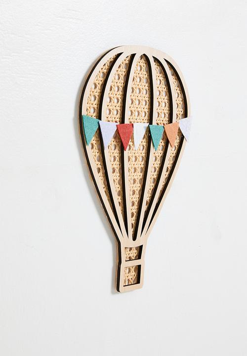 Pop Candy - Hot air balloon wall decor - neutral/multi