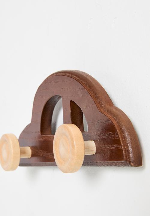 Pop Candy - Wooden buggy car wall decor - brown