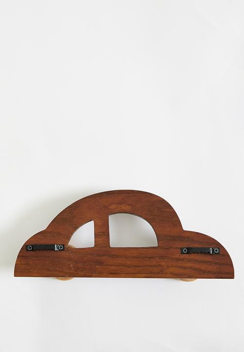 Pop Candy - Wooden buggy car wall decor - brown