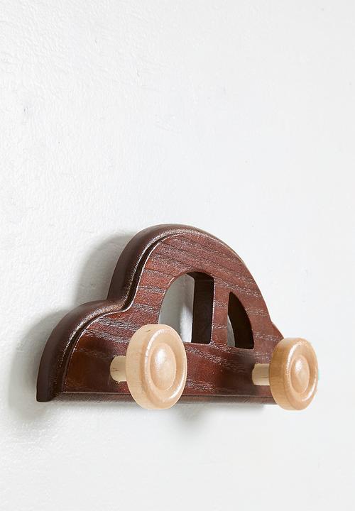 Pop Candy - Wooden buggy car wall decor - brown