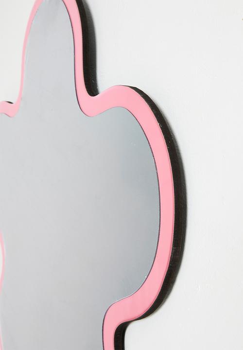 Pop Candy - Flower shaped mirror - pink