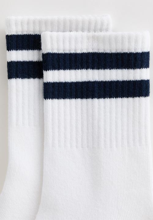 New Look - Stripe socks - navy/white