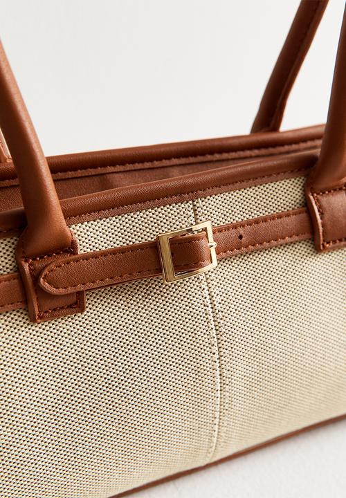 New Look - Bedford  BEW canvas tote- Natural