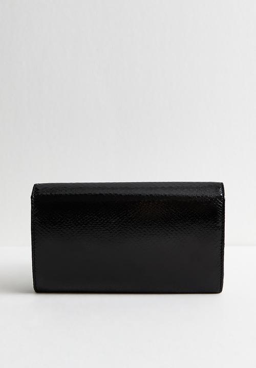 New Look - Ella bar clutch-black- Black