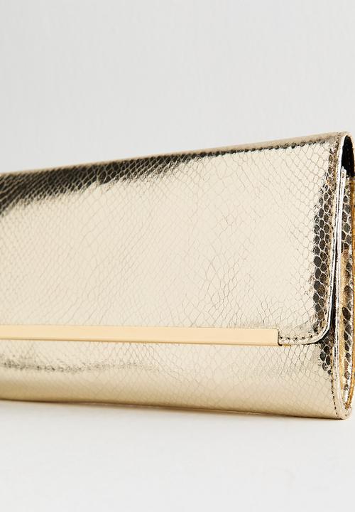 New Look - Ella bar clutch-gold- Gold