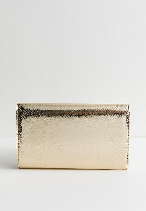 New Look - Ella bar clutch-gold- Gold