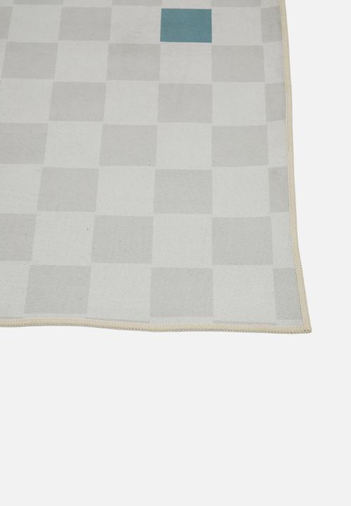 Pop Candy - Boho trellis design rug - grey