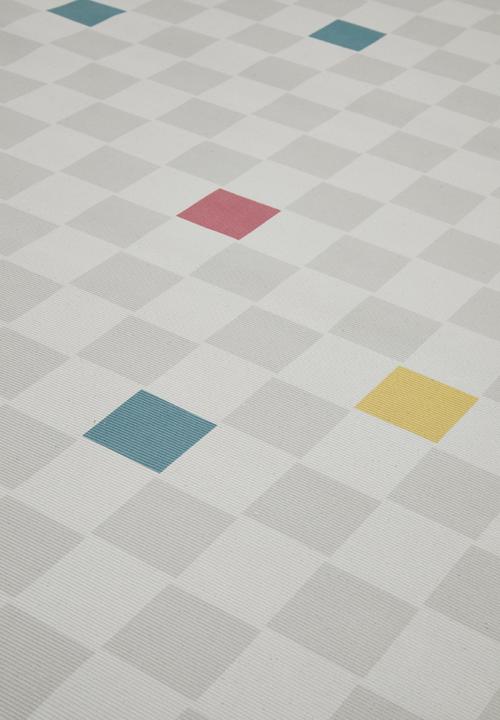 Pop Candy - Boho trellis design rug - grey