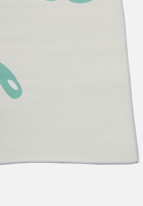 Pop Candy - Numbers graphic rug - cream / dino