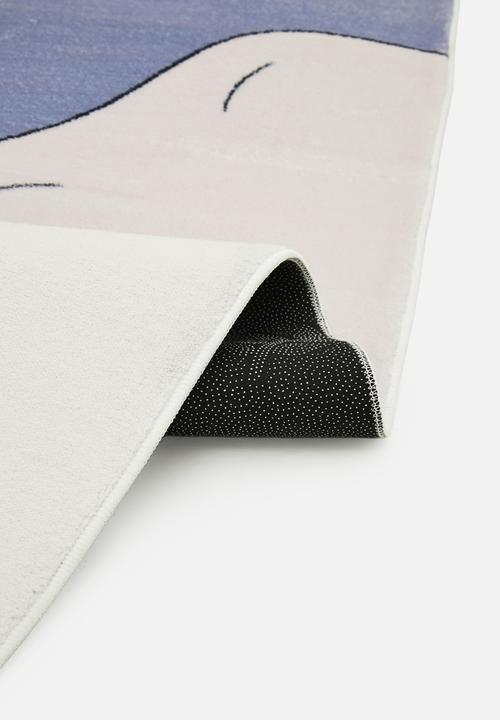 Pop Candy - Space graphic rug - ivory/multi