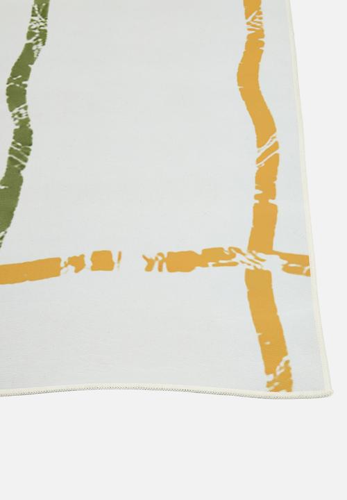 Pop Candy - Hand-drawn striped rug - multi