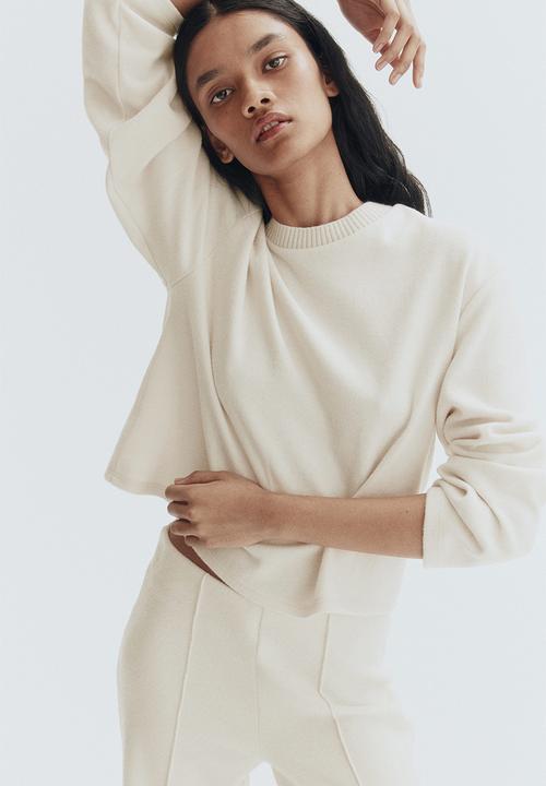 H&M - Oversized sweatshirt - light beige