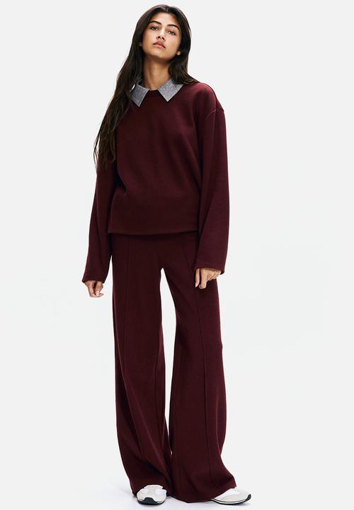 H&M - Oversized sweatshirt - burgundy