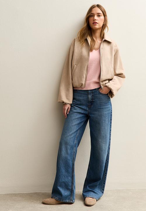 New Look - Ss polo - lt pink