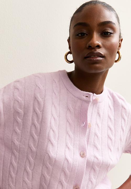 New Look - Cable cardigan - lilac