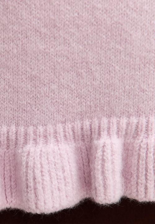 New Look - Ruffle jumper - lt pink
