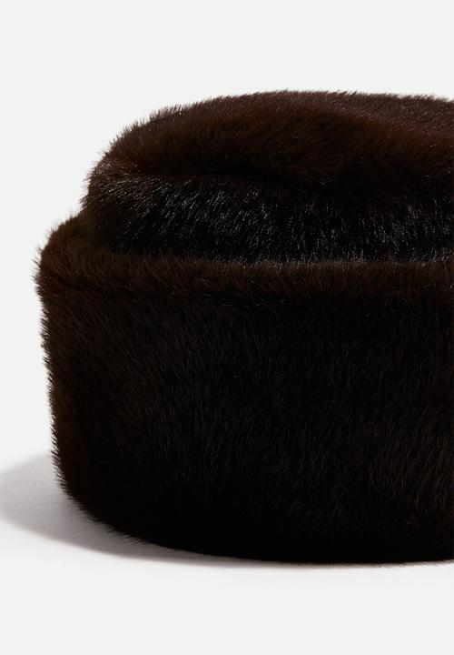 H&M - Fluffy hat - dark brown