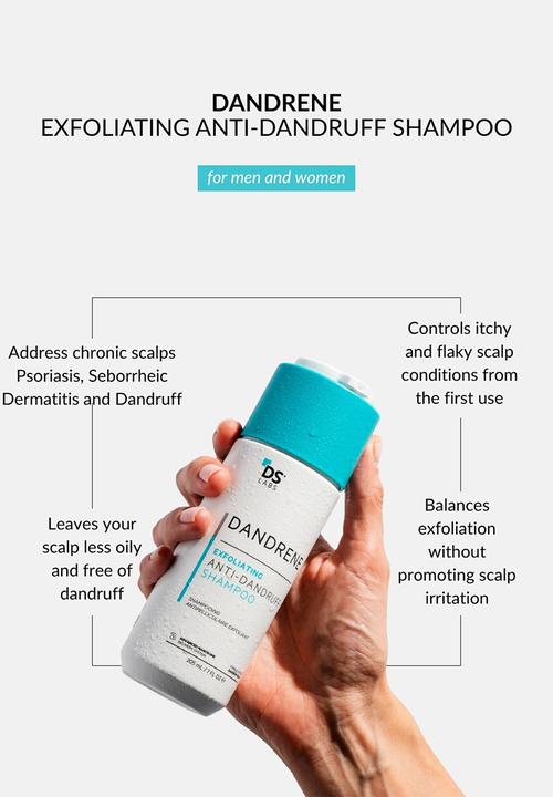 DS Laboratories  - Dandrene Anti-Dandruff Exfoliating Shampoo - 205ml