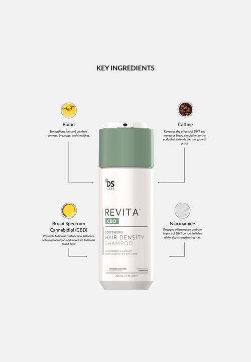 DS Laboratories  - Revita CBD Antioxidant Hair Stimulating Shampoo - 205ml