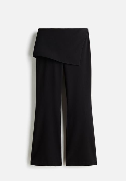 H&M - Skirt-layered trousers - black