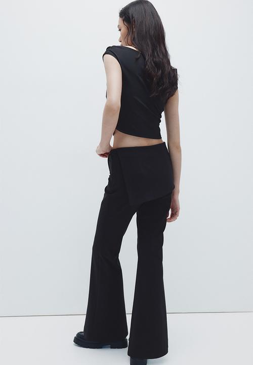 H&M - Skirt-layered trousers - black