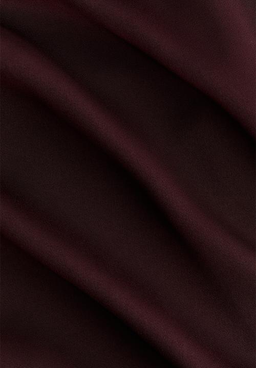 H&M - Twist-detail dress - burgundy