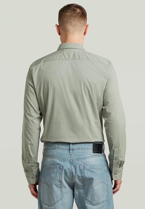 G-STAR - Uniform Slim Shirt Long Sleeve - Lt Orphus