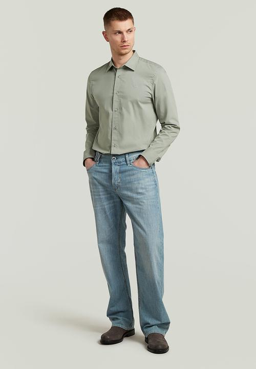 G-STAR - Uniform Slim Shirt Long Sleeve - Lt Orphus