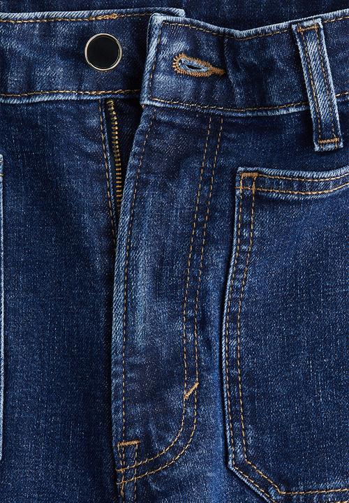 H&M - Wide high jeans - denim blue