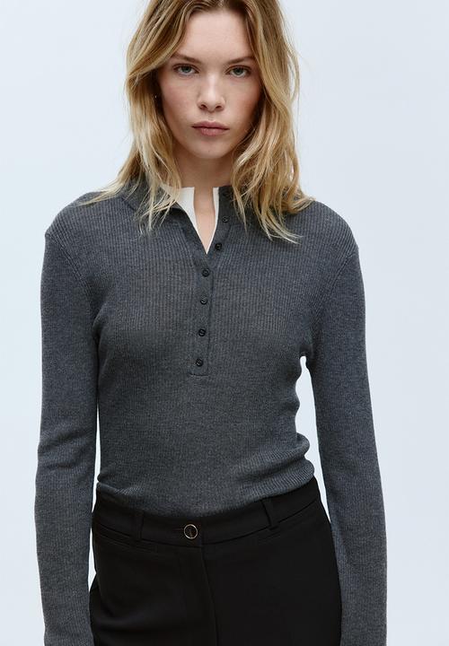 H&M - Tailored trousers - black