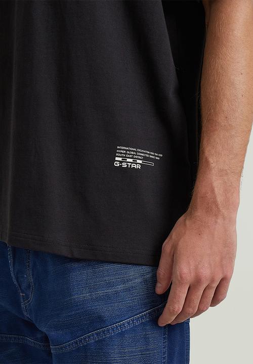 G-STAR - Back Applique Relaxed R T - Dk Black