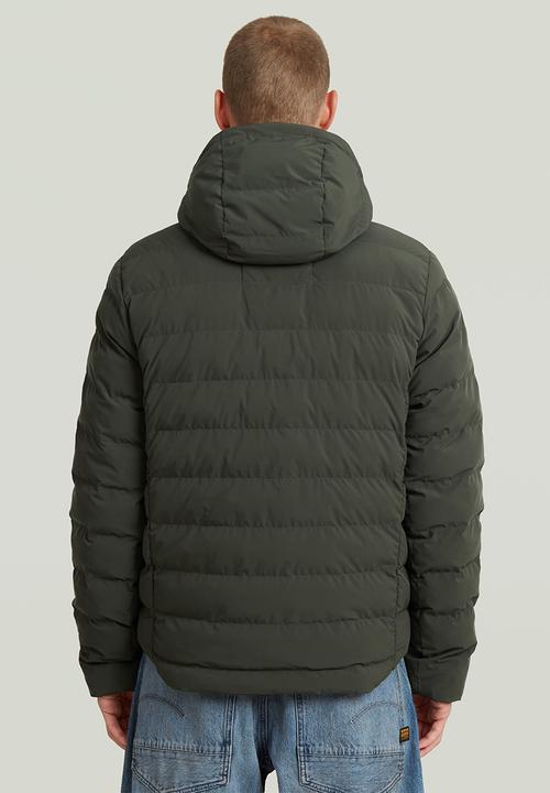 G-STAR - Foundation Hooded Liner Jacket - Asphalt Grey