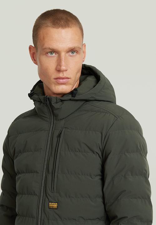 G-STAR - Foundation Hooded Liner Jacket - Asphalt Grey