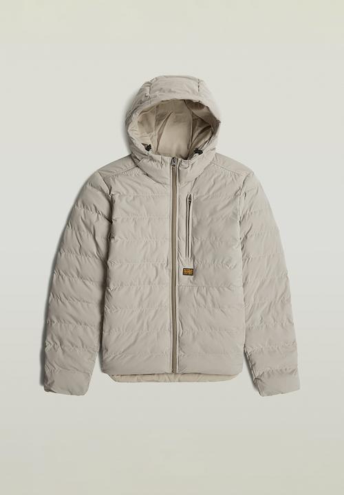 G-STAR - Foundation hooded liner jacket - elephant skin