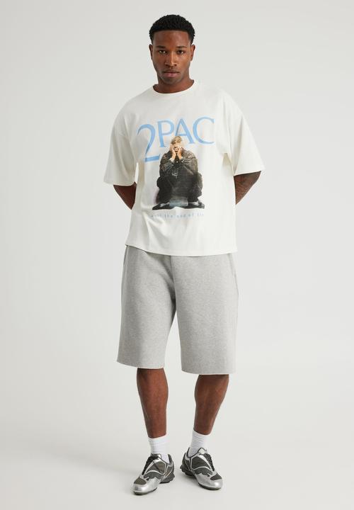 Factorie - Box Fit Music Merch T-shirt - Lcn Bra Cloud/Tupac End Of Time