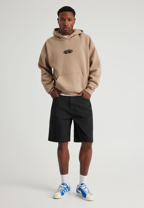 Factorie - Half Half Hoodie - Hh Crema/Damage