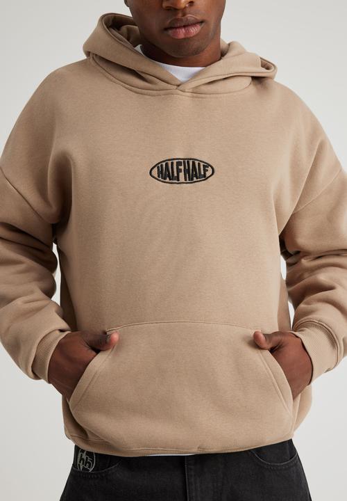 Factorie - Half Half Hoodie - Hh Crema/Damage