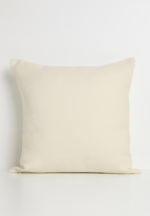 Pop Candy - Textured abstract design cushion cover - burnished cream/multi