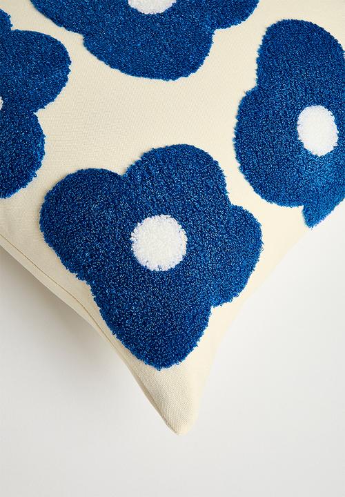 Pop Candy - Scatter cushion - white/blue floral