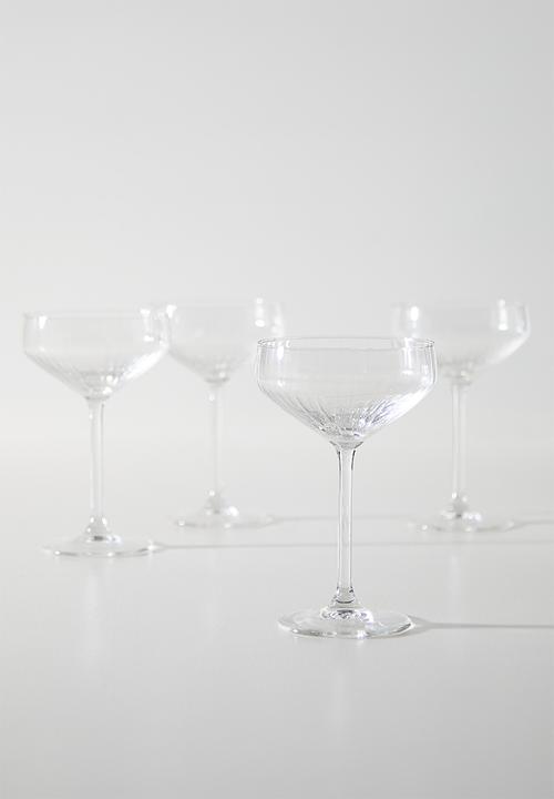 Dip cocktail glasses set of 4 - Clear
