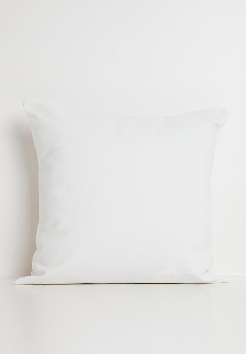 Pop Candy - Tufted bow all-over cushion cover - white/pink