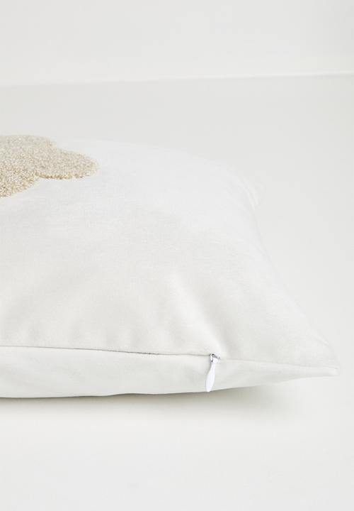 Sheep graphic cushion cover - off white