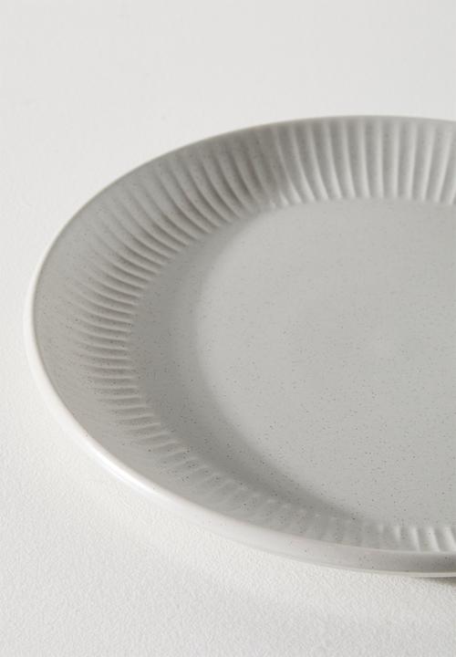 Excellent Houseware - Embossed side plate - Grey