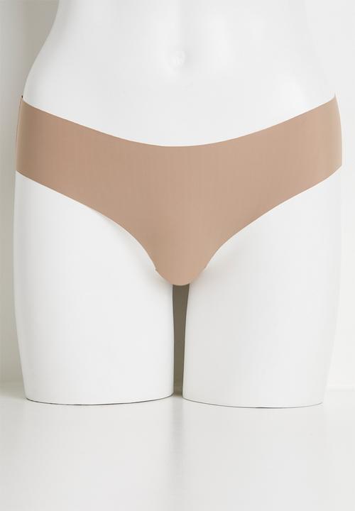 Cotton On - The invisible bikini brief 3 pack - black/frappe/maple sugar