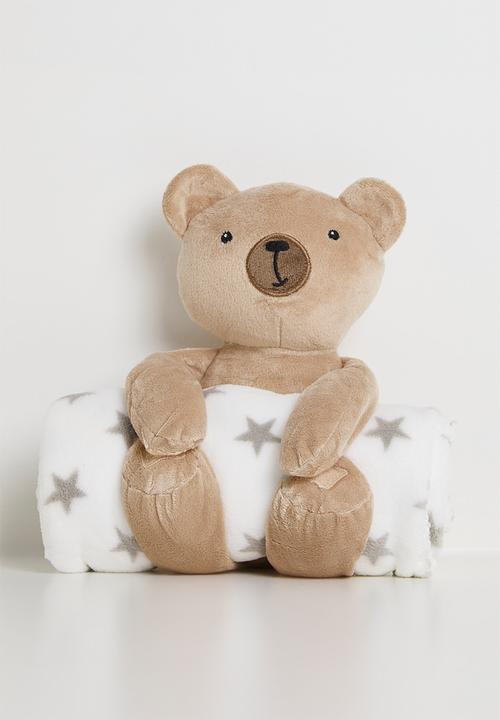 Teddy Blanket combo - cream