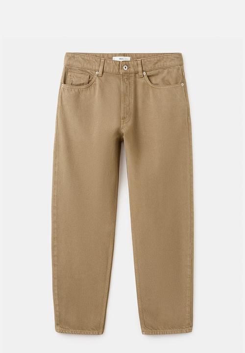 MANGO - Jeans Sammy - Beige
