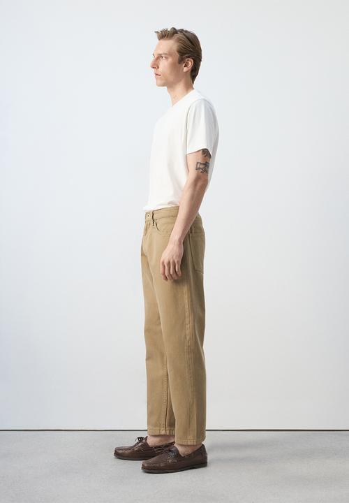 MANGO - Jeans Sammy - Beige