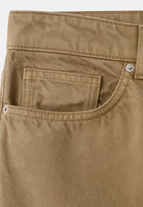 MANGO - Jeans Sammy - Beige