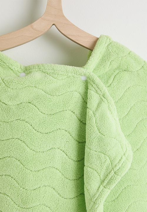 Pop Candy - Dino hooded towel - light green